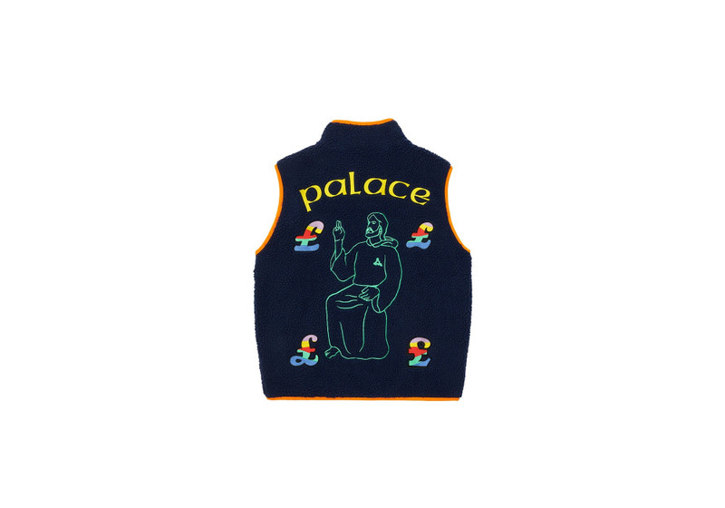 PALACE JESUS GILET NAVY outlook