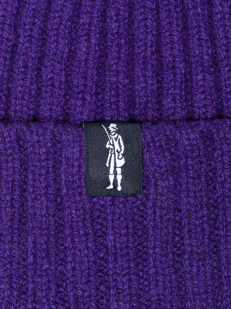 Mackintosh BILLIE PURPLE WOOL BENIE HAT outlook