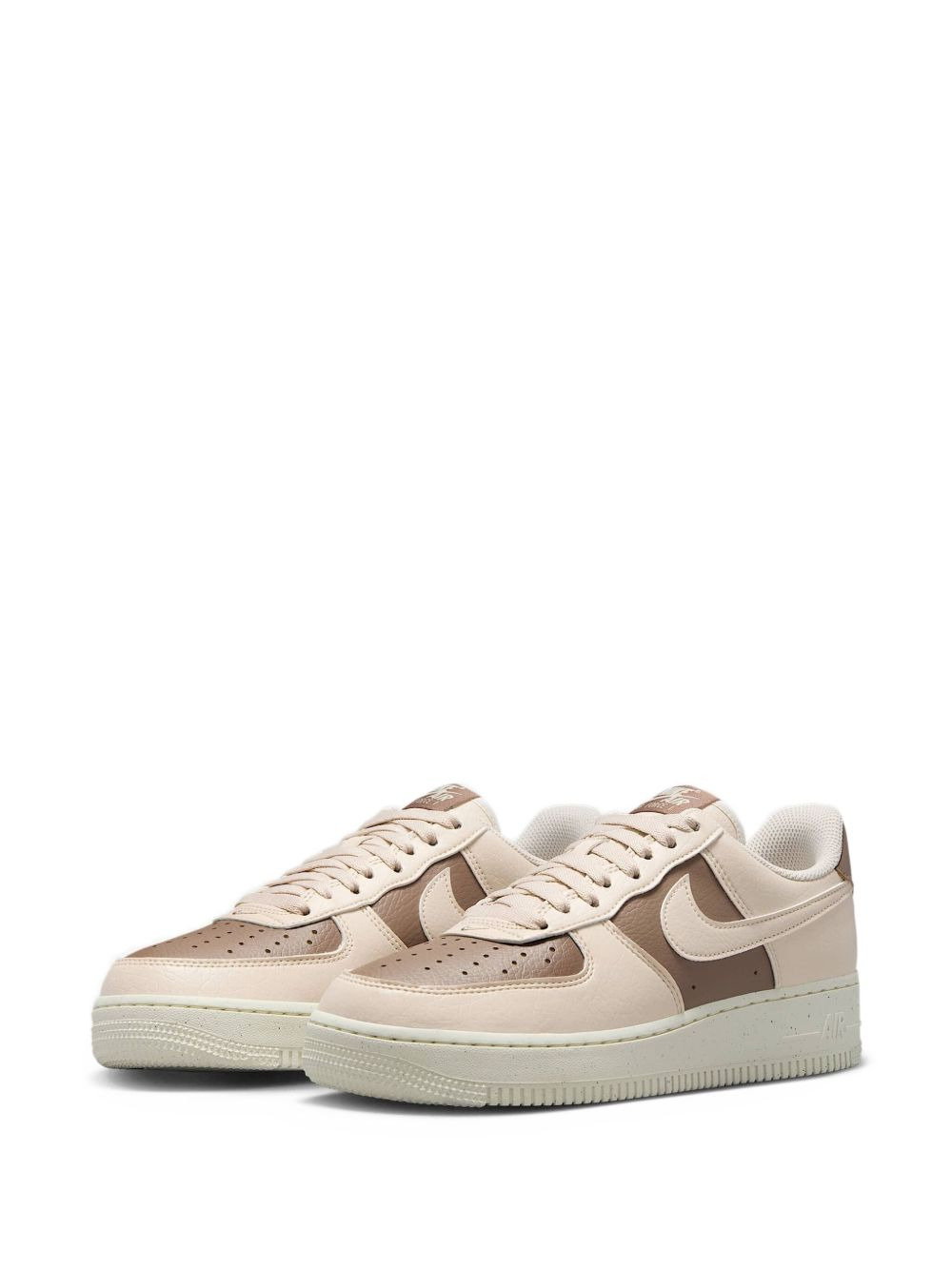 perforated-swoosh trainers - 2