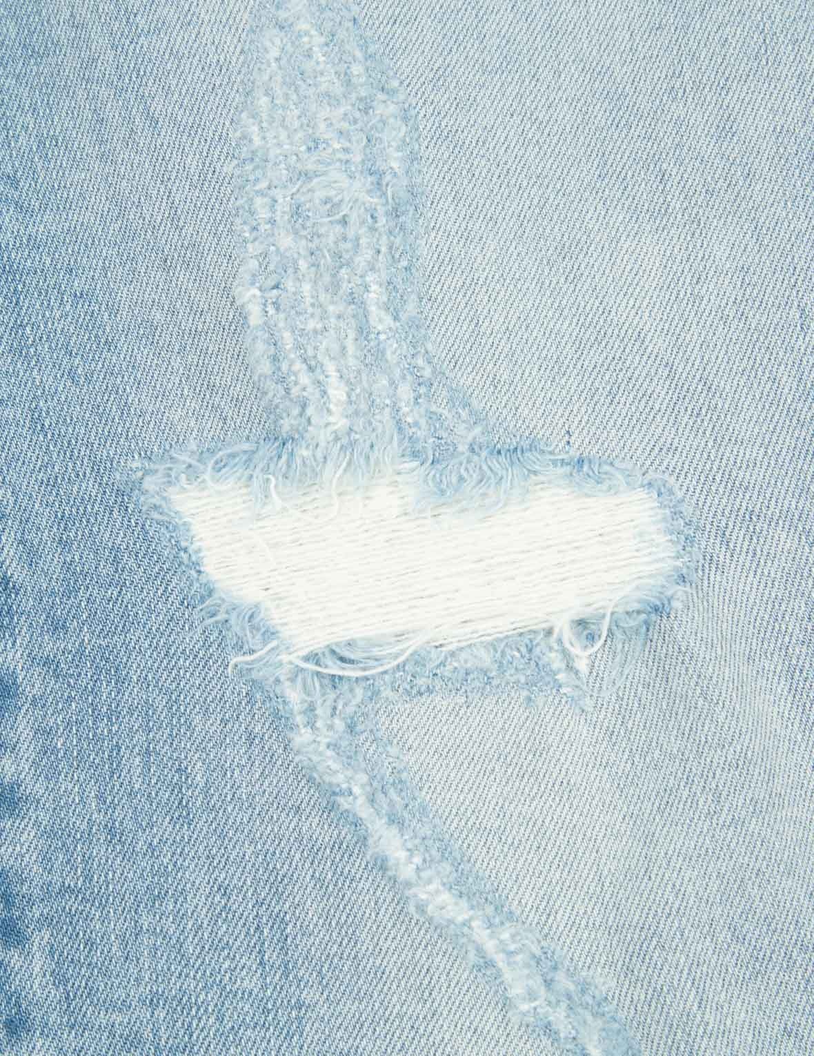 LOGO-PATTERN SEAGULL PRINT RELAX FIT JEANS - 8