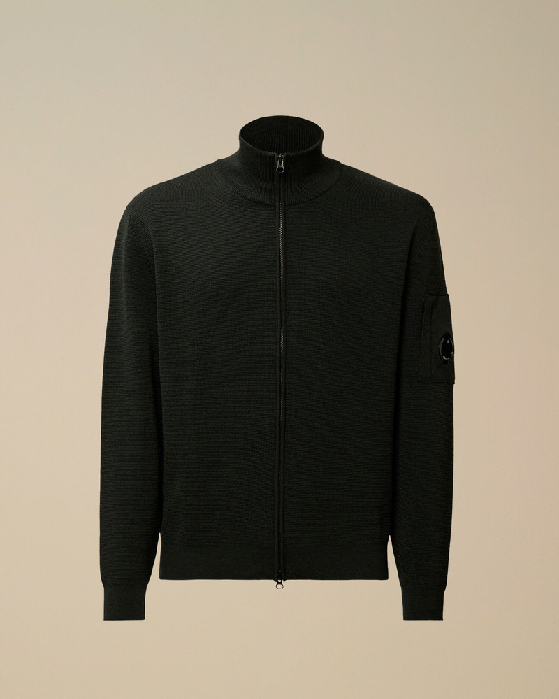 Re-Wool Full Zip Lens Cardigan 1