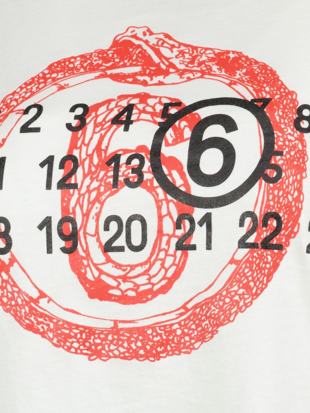 numbers-motif T-shirt - 3