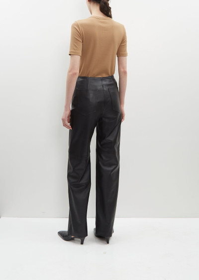 Totême Paneled Leather Trousers outlook