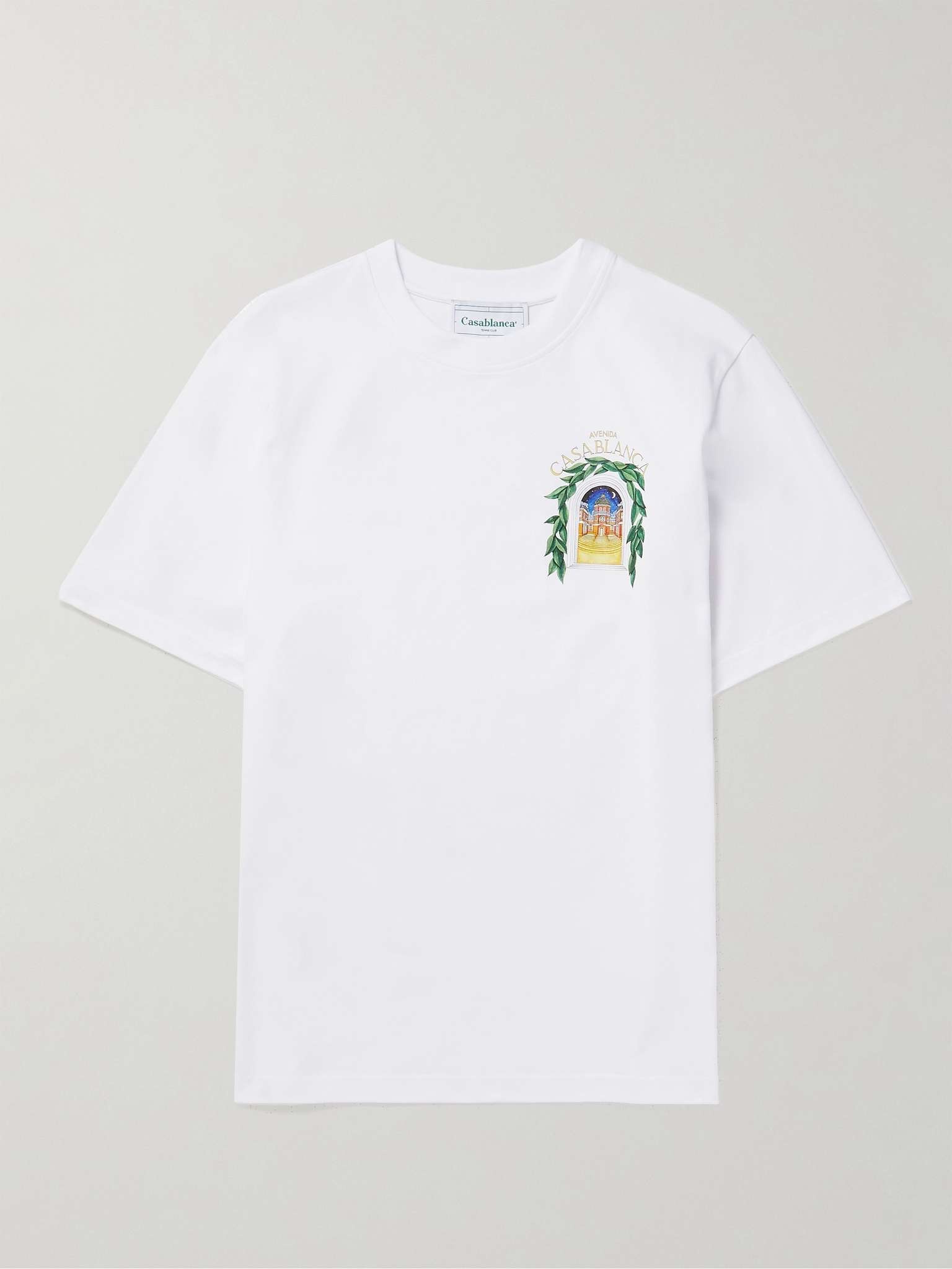 Avenida Logo-Print Cotton-Jersey T-Shirt - 1