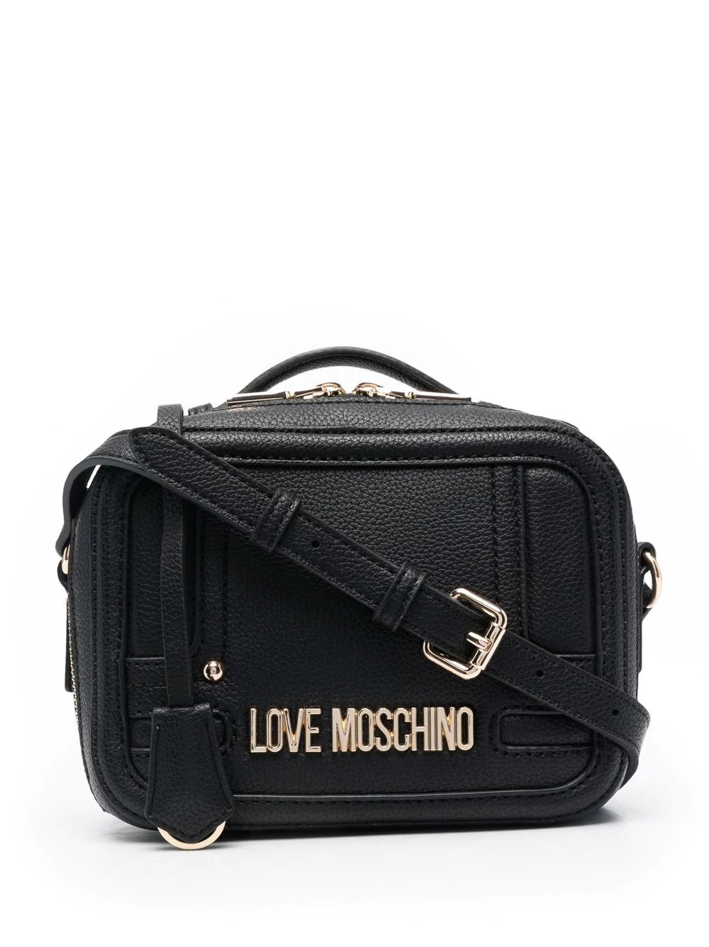 logo zipped bag - 1