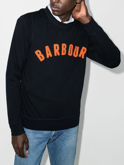 Barbour Prep-logo crew-neck sweatshirt outlook