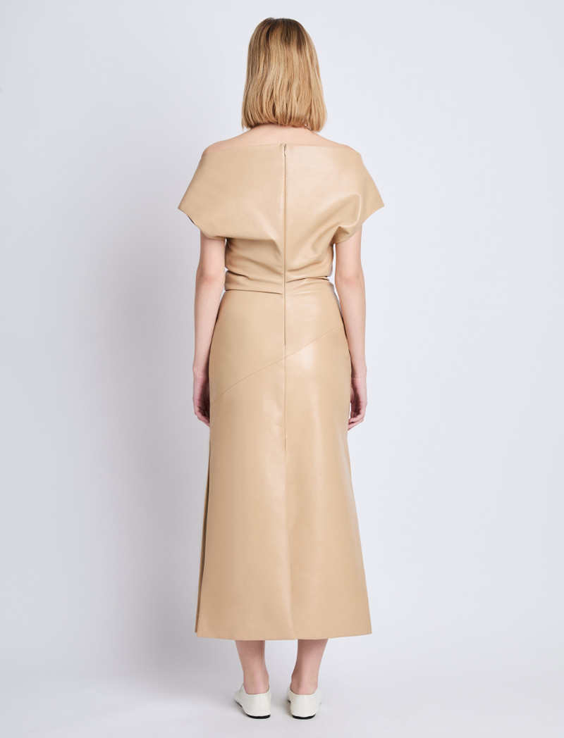 Rosa Dress in Smooth Leather 4