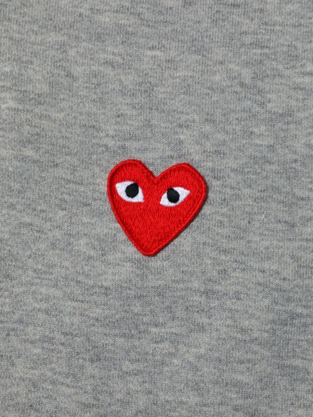 5 Heart-print cotton hoodie - 6
