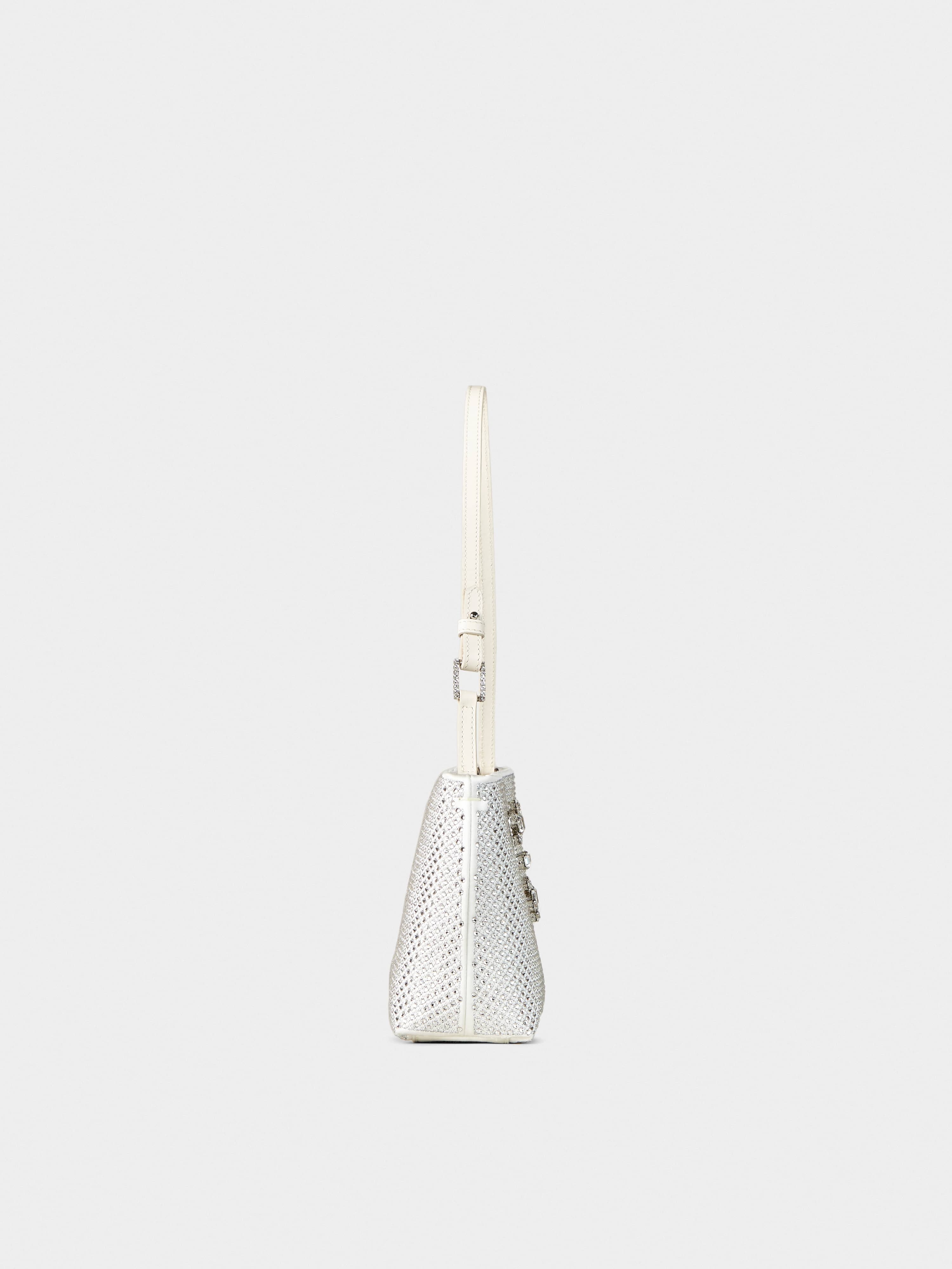 RV Nightlily Crystal Mesh Mini Bag in Satin - 4