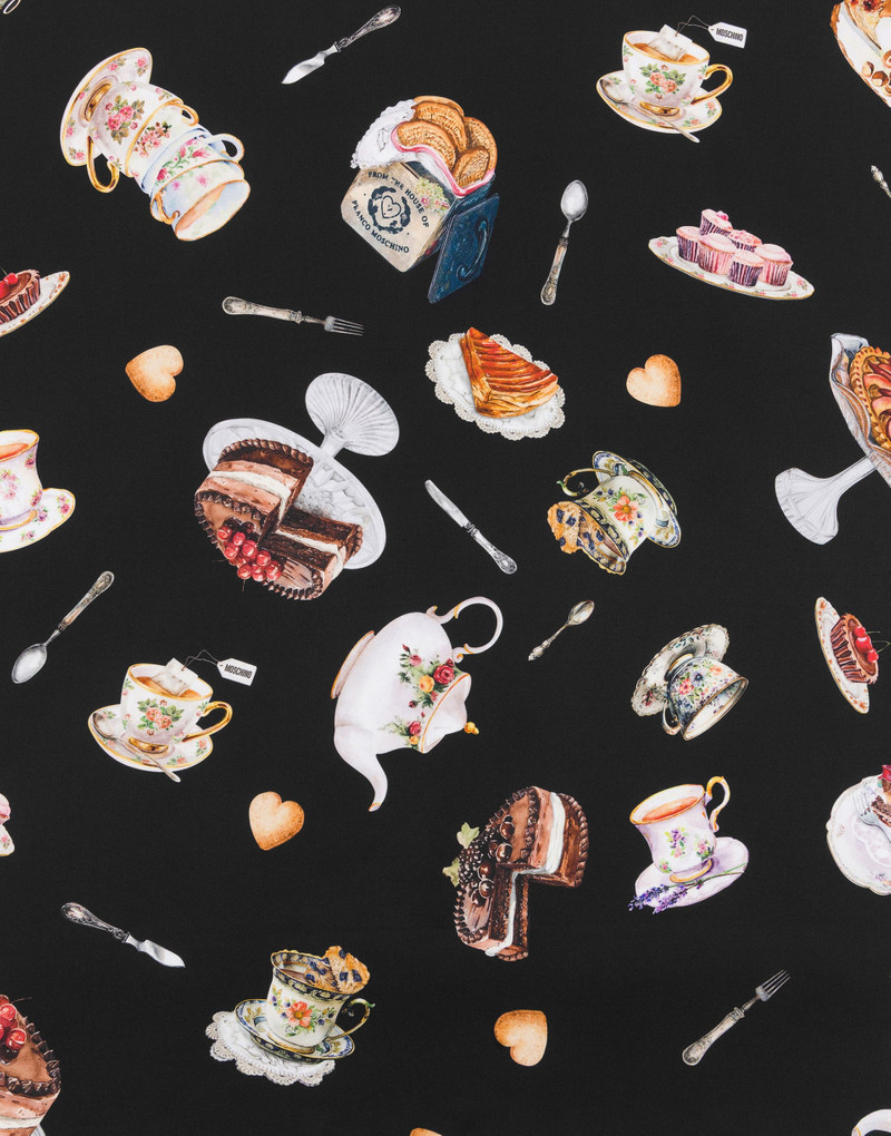 Moschino PRINTED SILK SCARF outlook