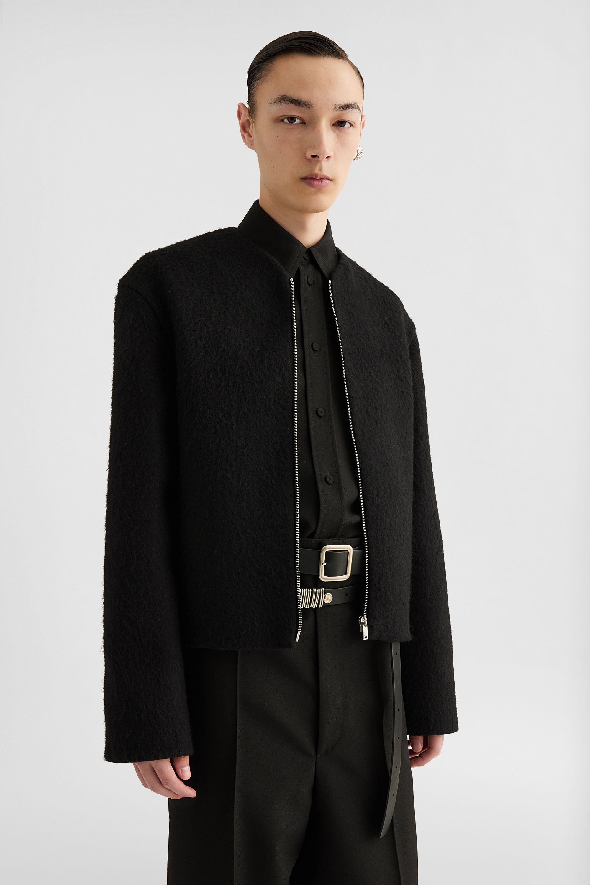 Wool Zip-up Jacket - 6