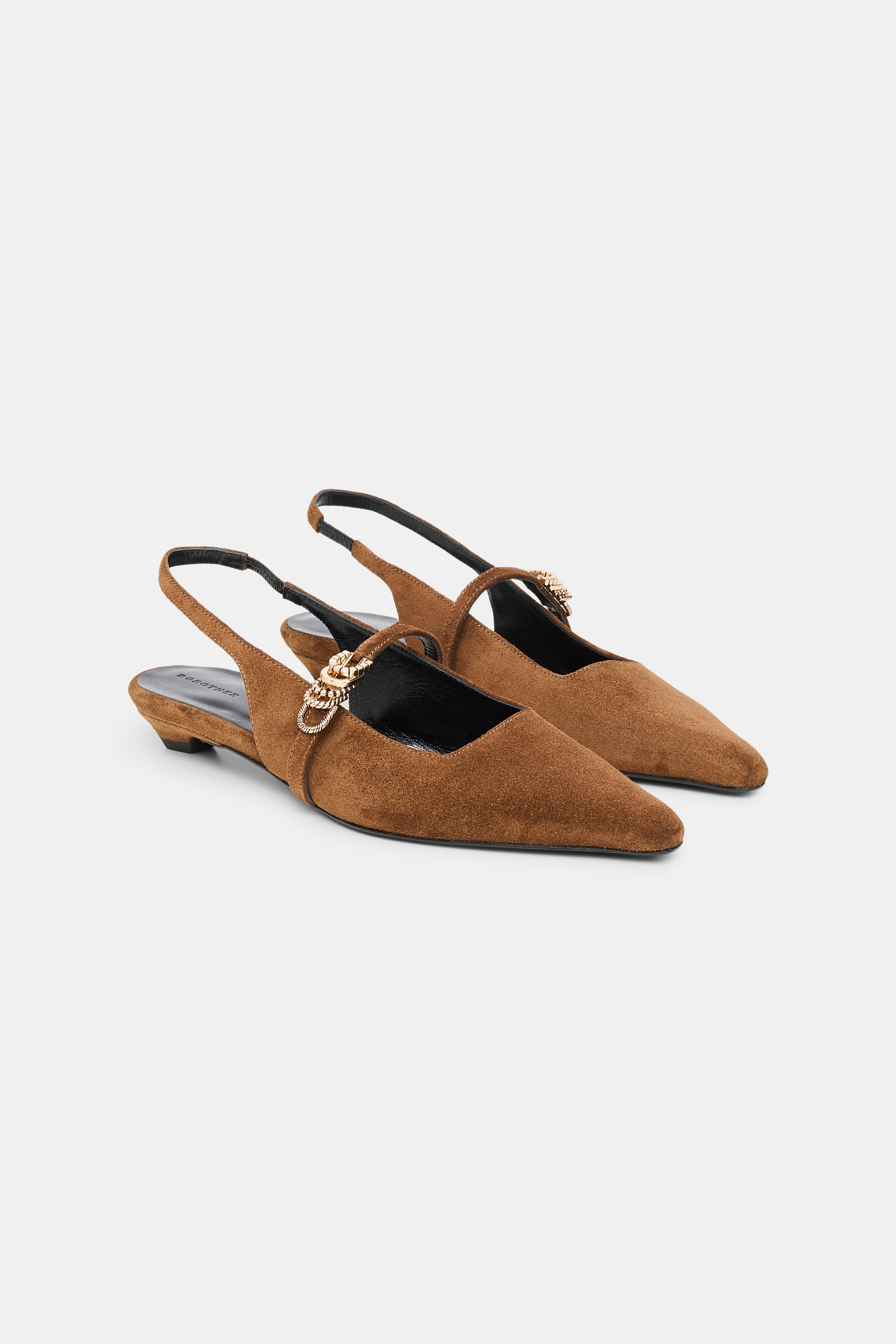 SUEDE SENSATION slingback flat - 7