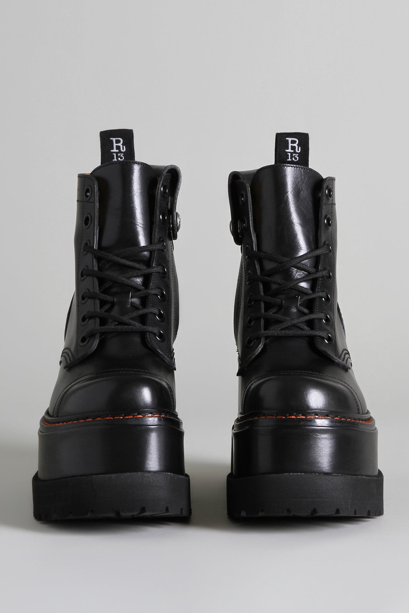 R13 ANKLE JUMP BOOT - BLACK - R13 outlook