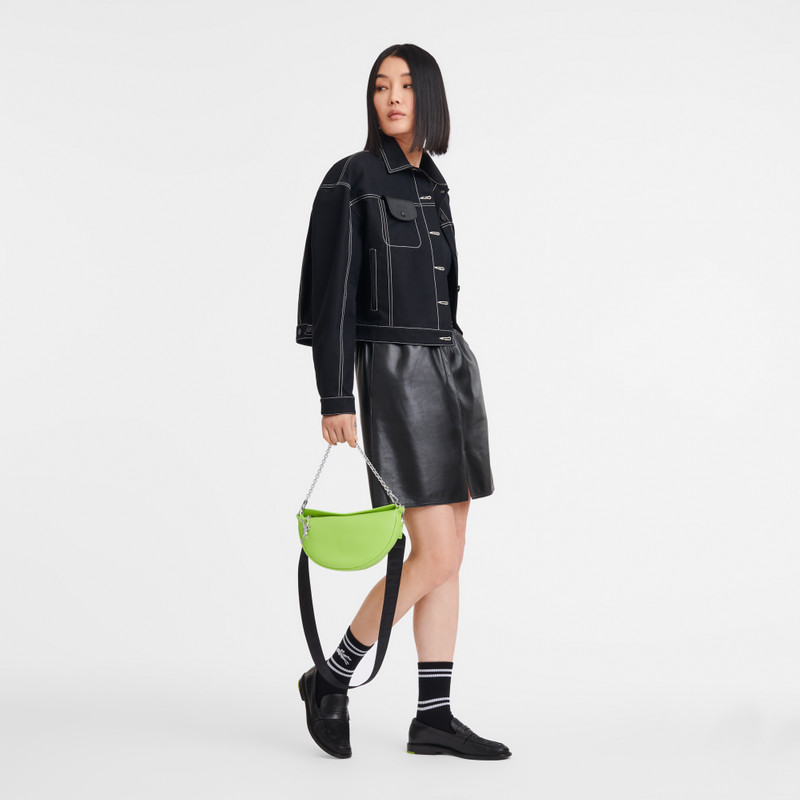 Longchamp Smile S Crossbody bag Green Light - Leather outlook