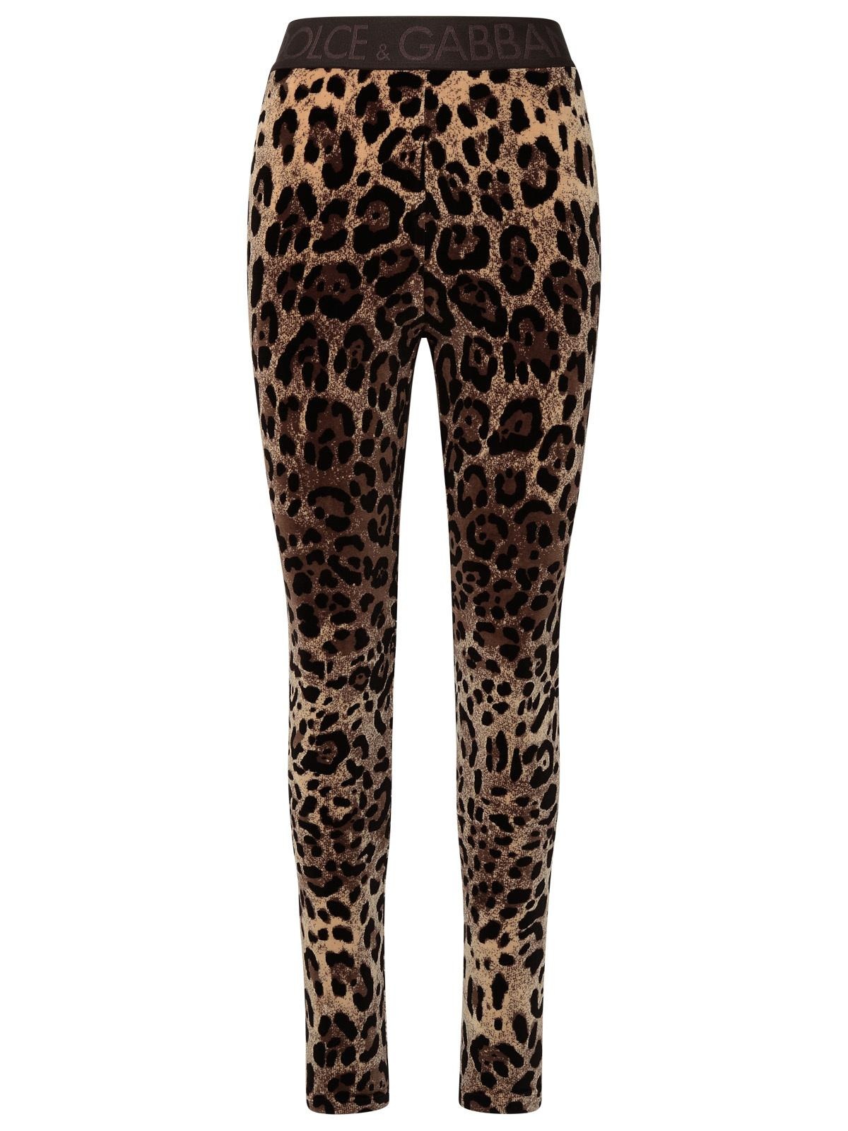 Dolce & Gabbana Two Tone Charmeuse Leggings - 1