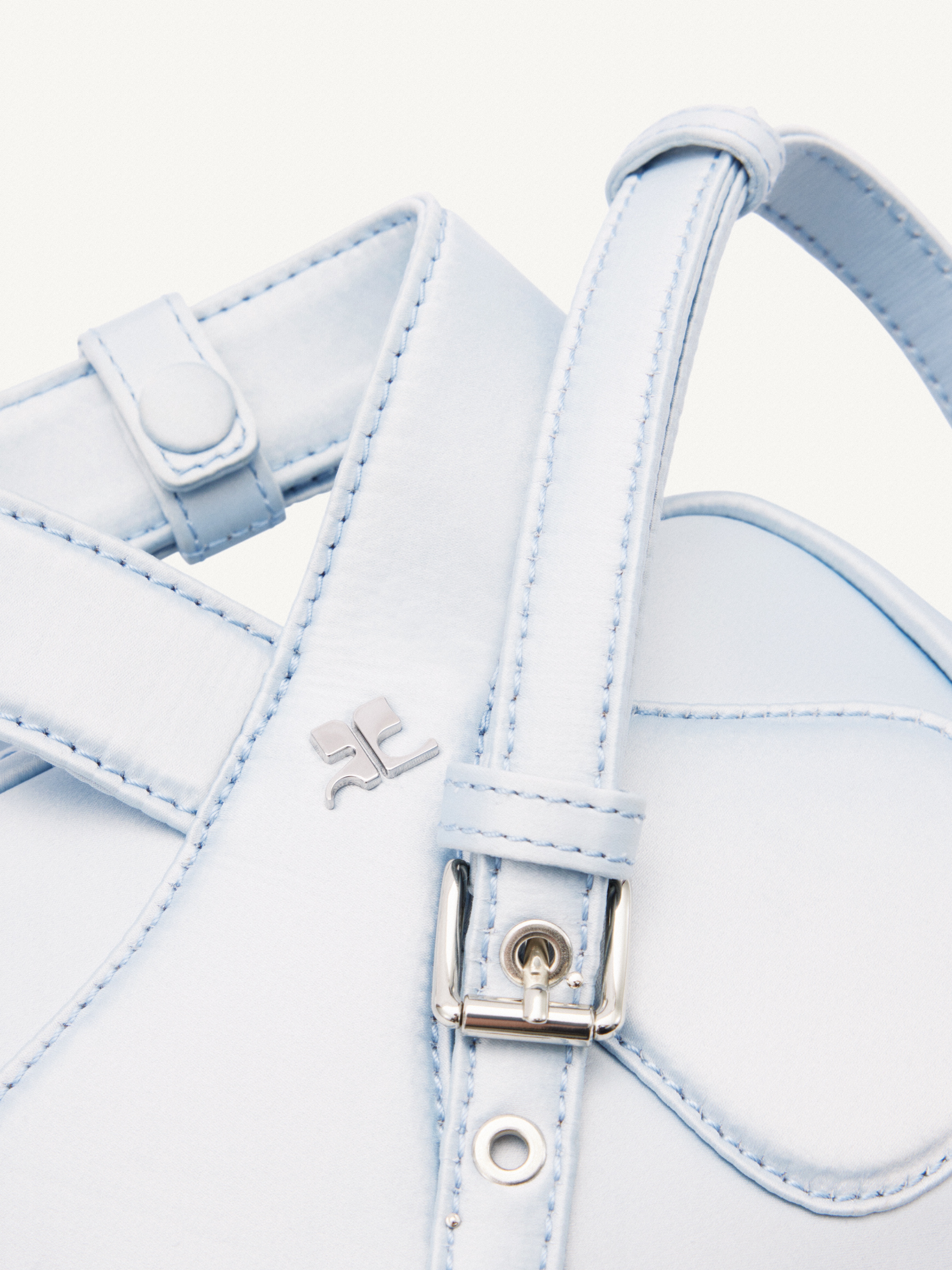 BAGUETTE SATIN LOOP BAG - 4