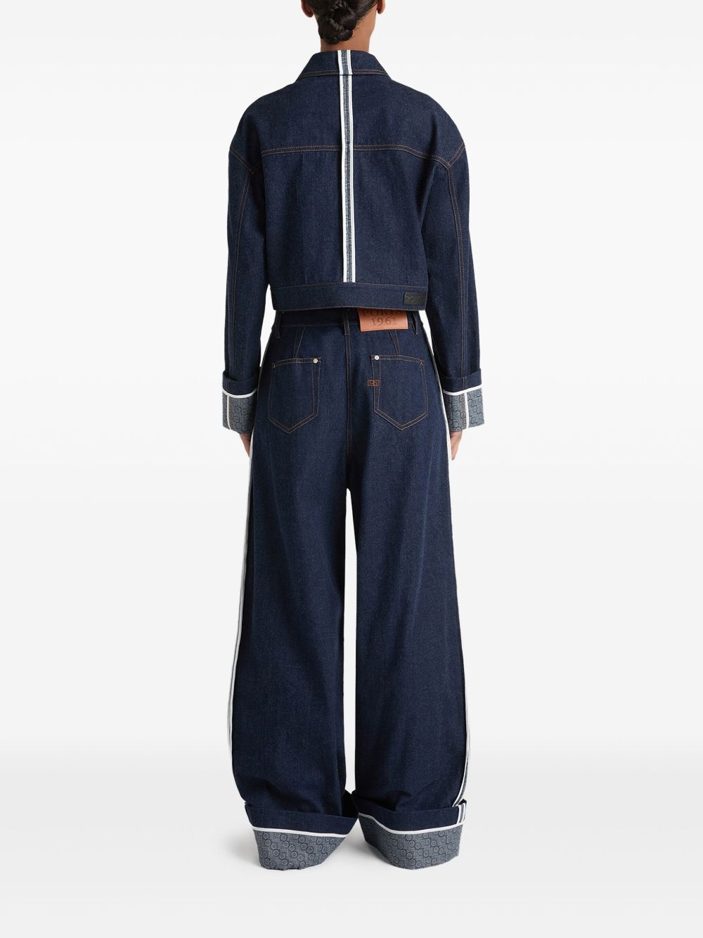 Contrast denim jacket - 3