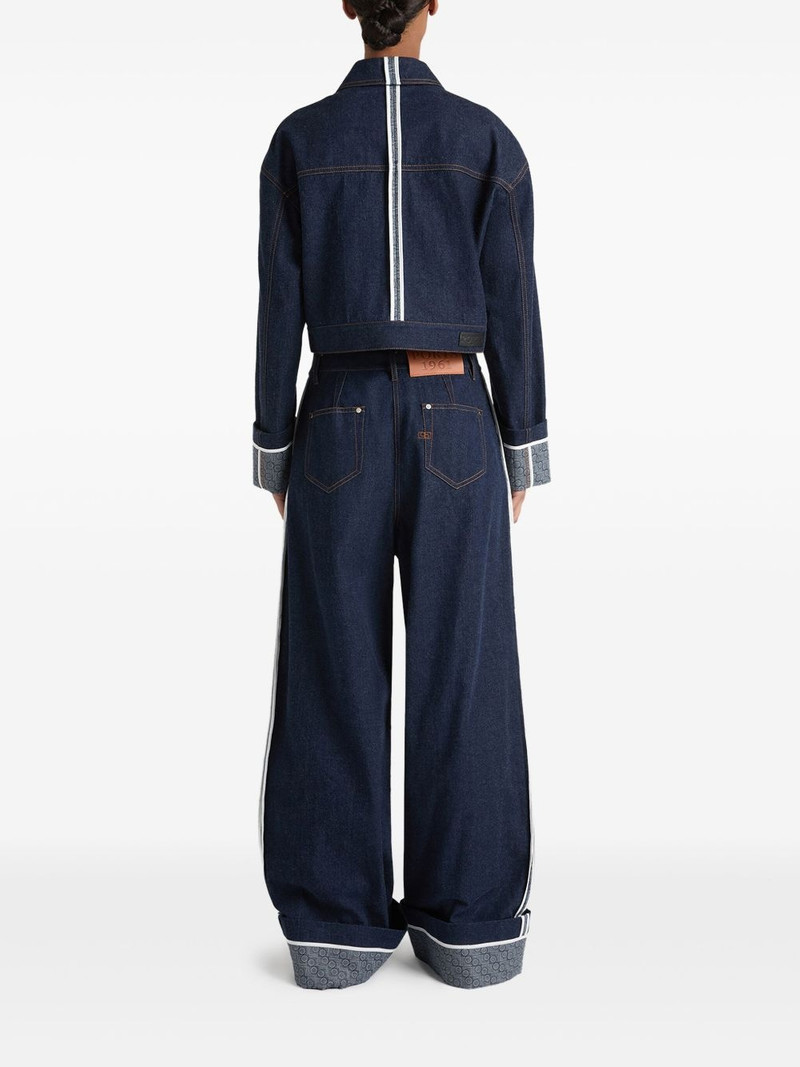 Contrast denim jacket 3