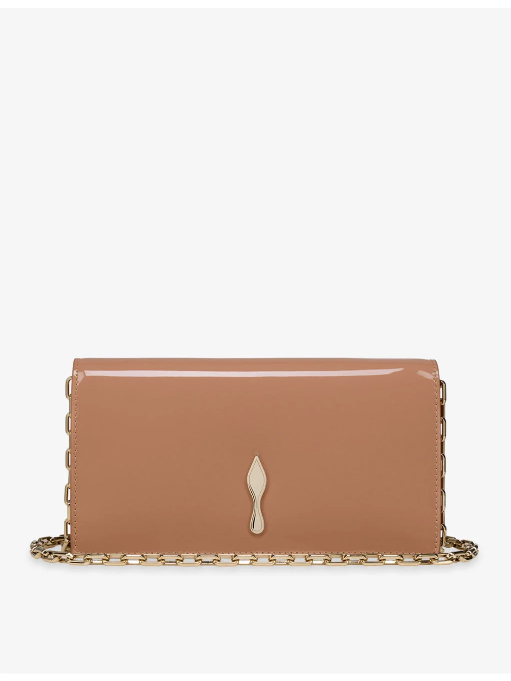 Bettina Patent-Leather Clutch Bag - 1