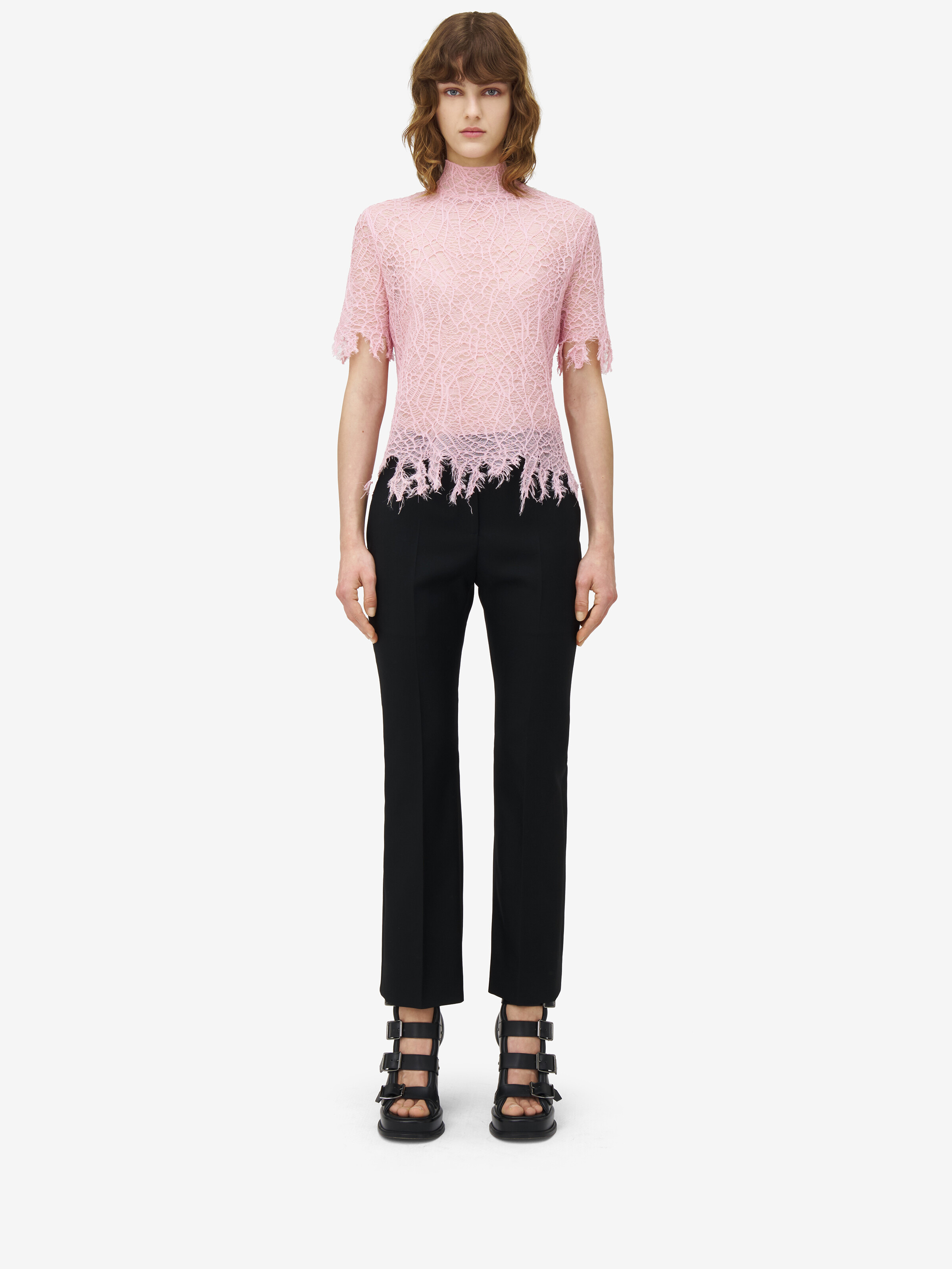 Knitted Cobweb Lace Top - 2
