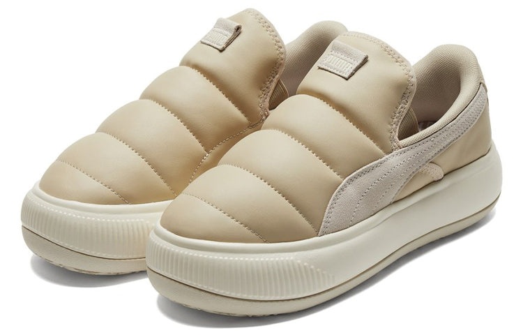 (WMNS) PUMA Suede Mayu Slip-on Sneakers Ivory 383827-02 - 3