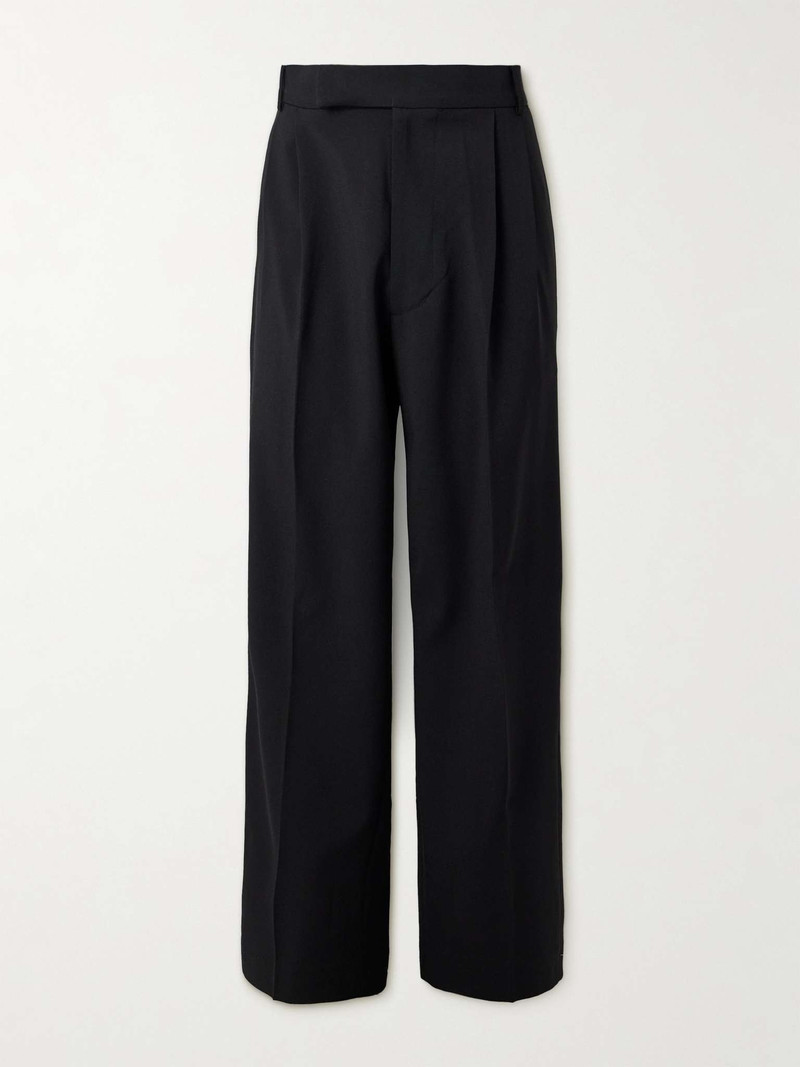 Beo Wide-Leg Pleated Woven Suit Trousers 1