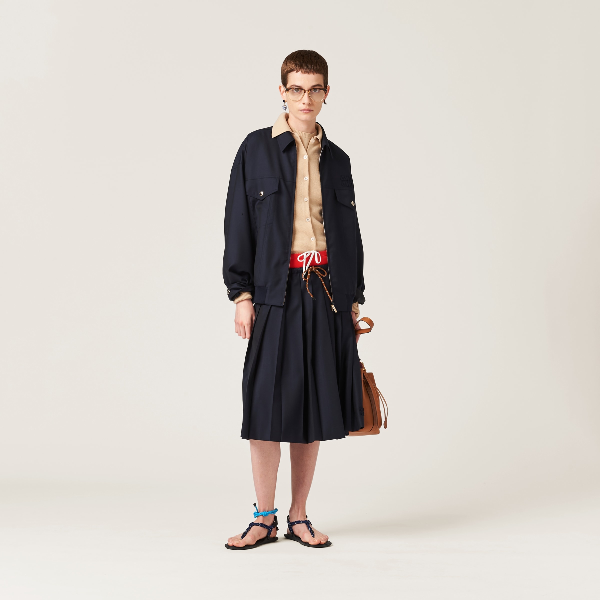 Pleated Batavia skirt - 2