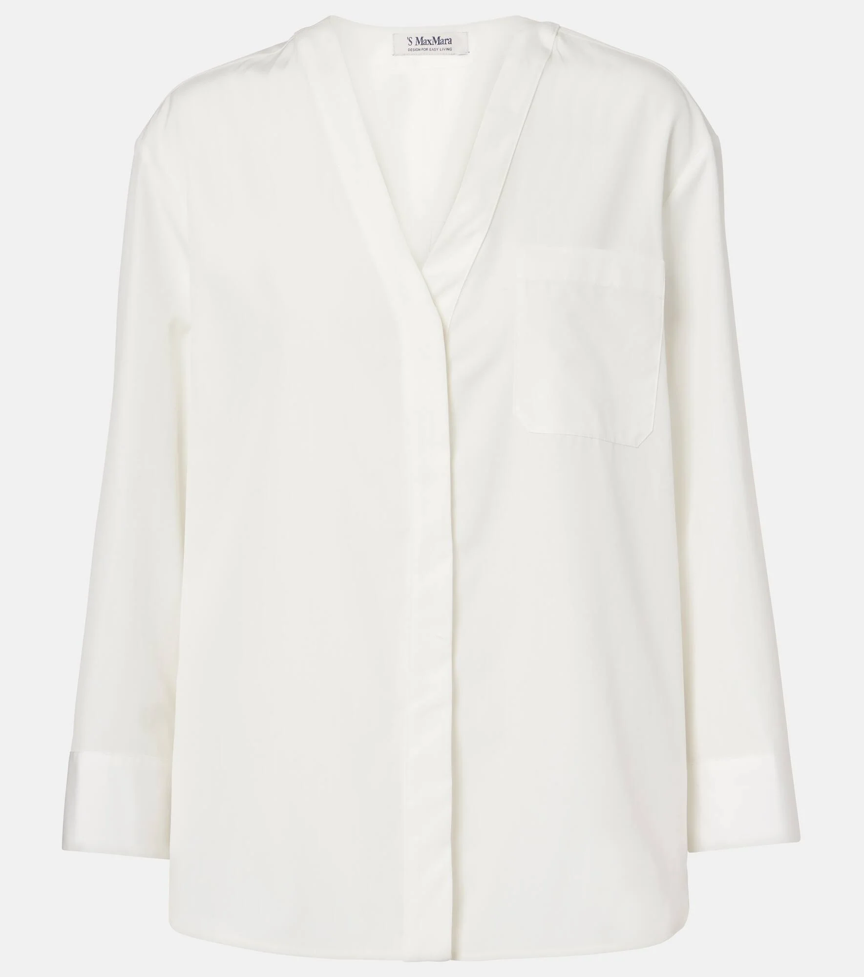 Chicca cotton poplin shirt - 1