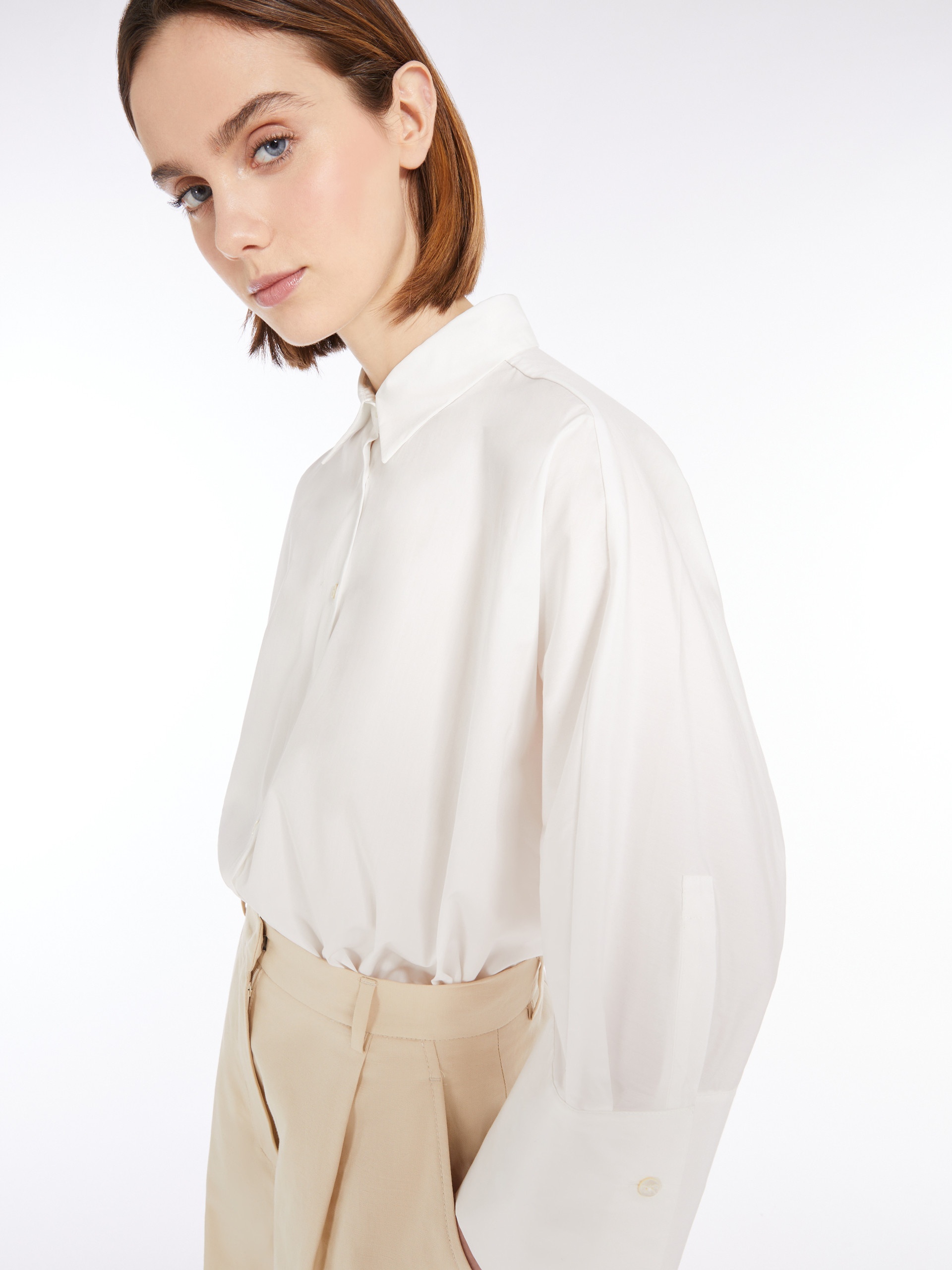 HUDSON Cotton poplin shirt - 5