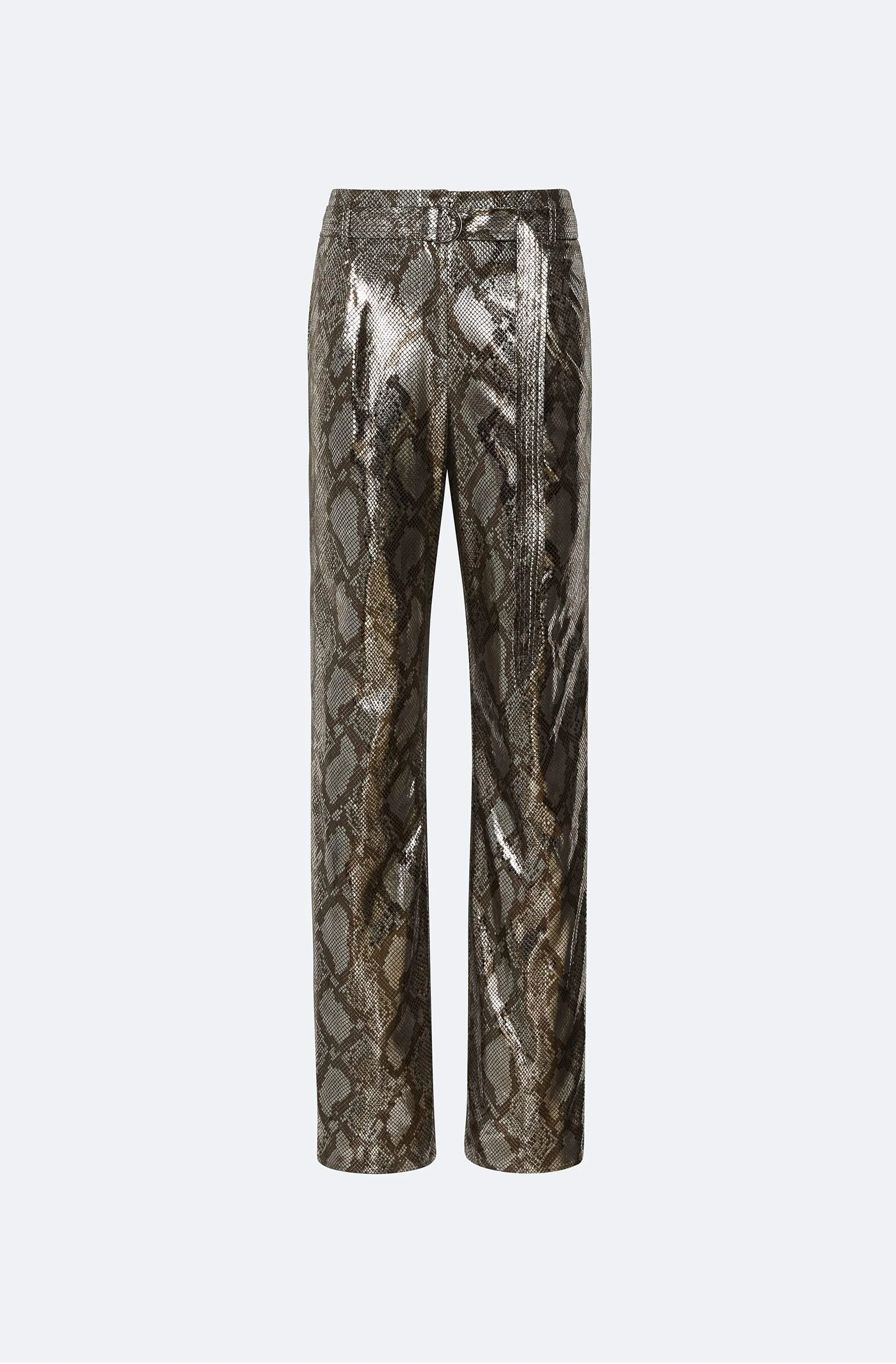 Metal Snake Belted Pant - 1