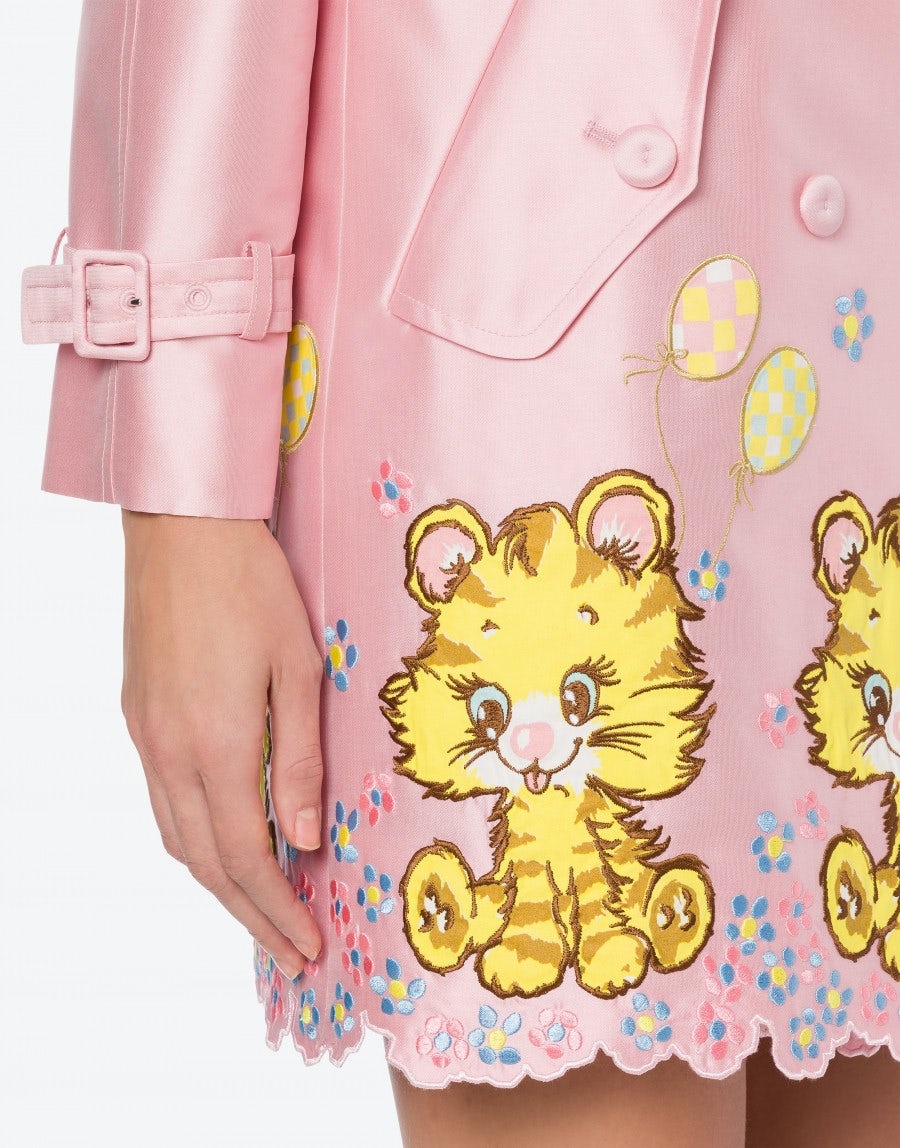 BLANKET EMBROIDERY GAZAR TRENCH COAT - 4