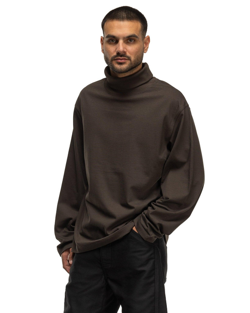 High Neck Long Sleeve Top Espresso 4