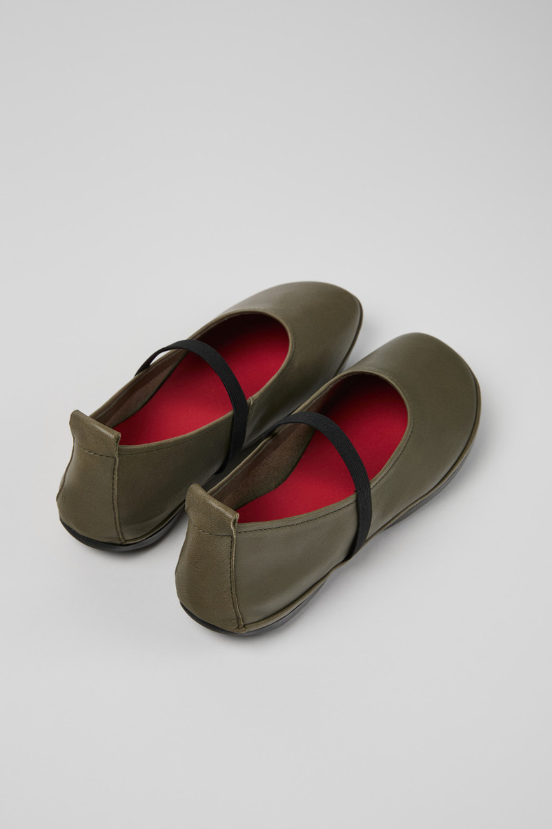 CAMPERLAB Green Leather Women's Shoes. outlook