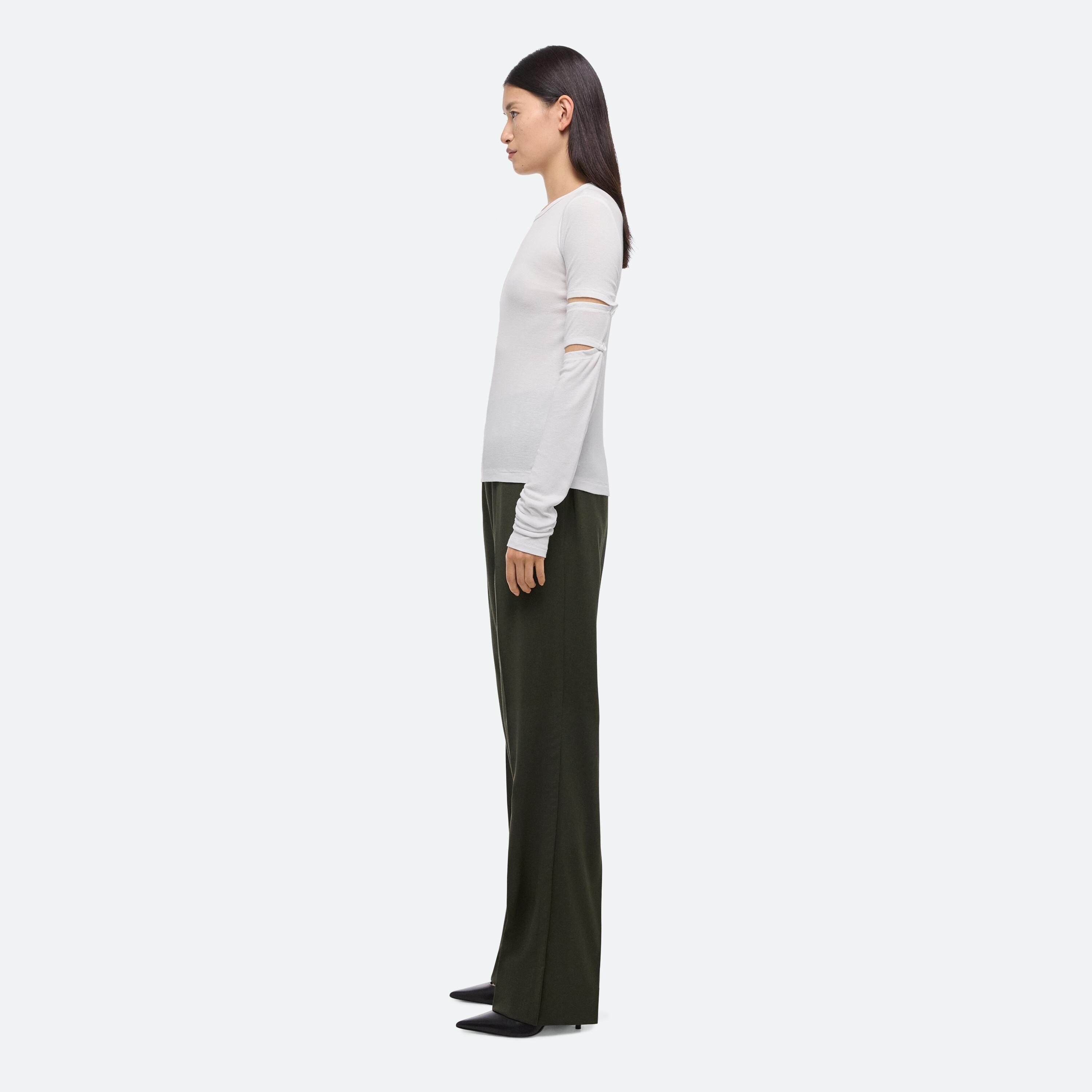 SLASHED LONG-SLEEVED TOP - 4