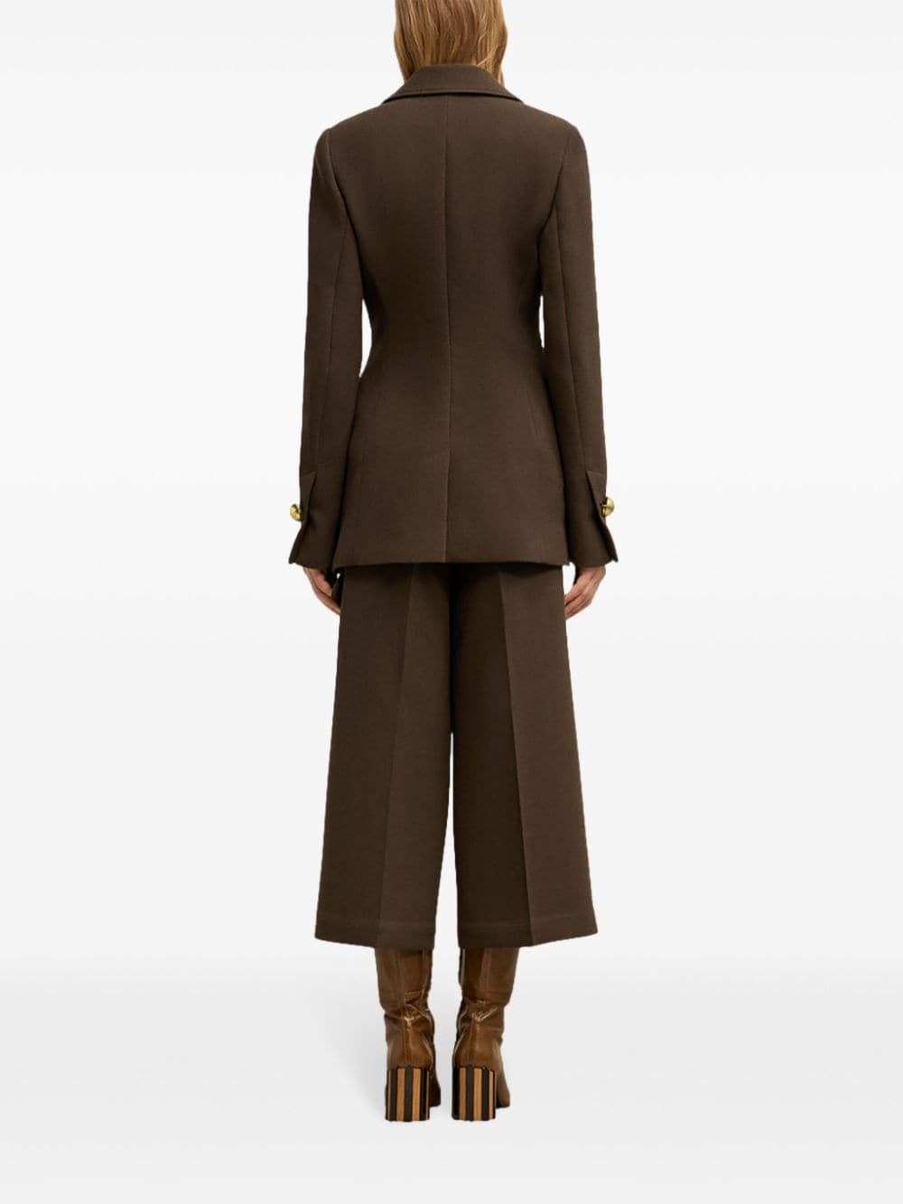 fitted buttoned jacket - 4
