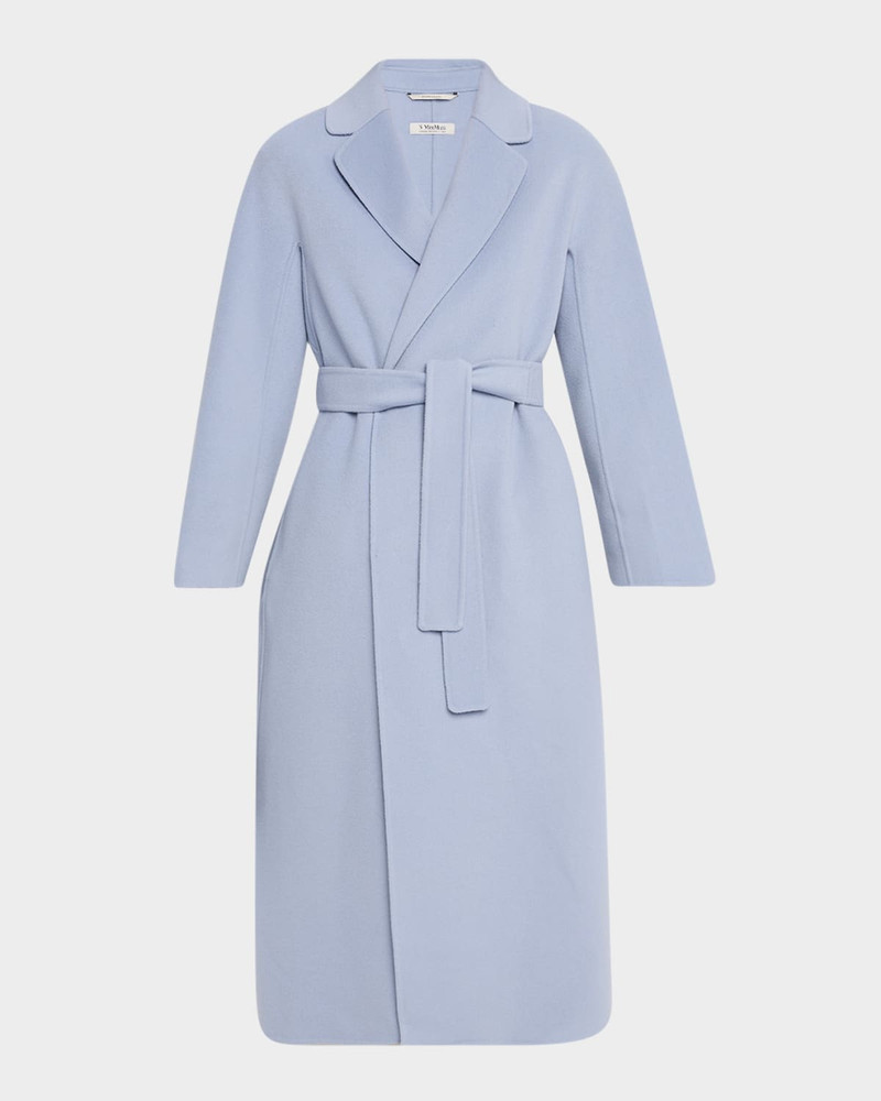 Esturia Wool Belted Wrap Coat 1