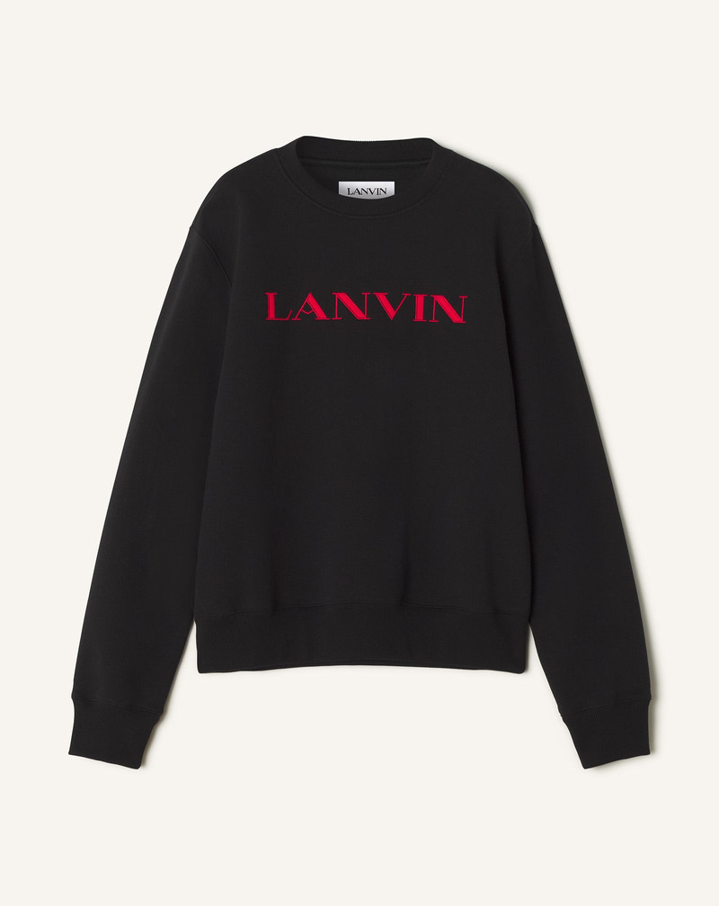 LANVIN EMBROIDERED COTTON SWEATSHIRT 1
