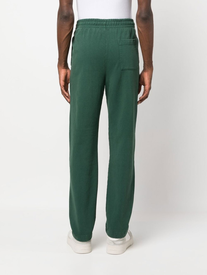 logo-print cotton pants 4