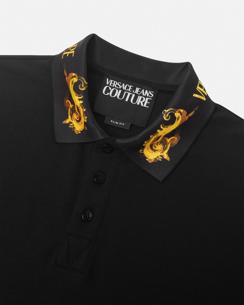 VERSACE JEANS COUTURE Watercolour Couture Polo Shirt outlook