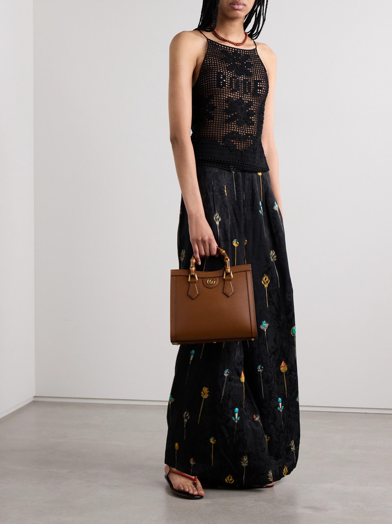 BODE Mansfield Crocheted Cotton And Linen-blend Tank outlook