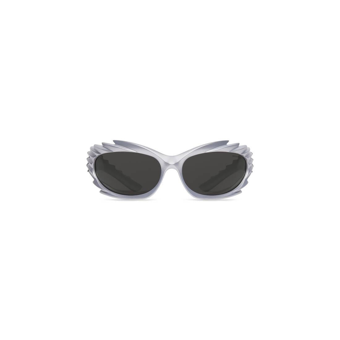 Spike Rectangle Sunglasses  in Silver - 1