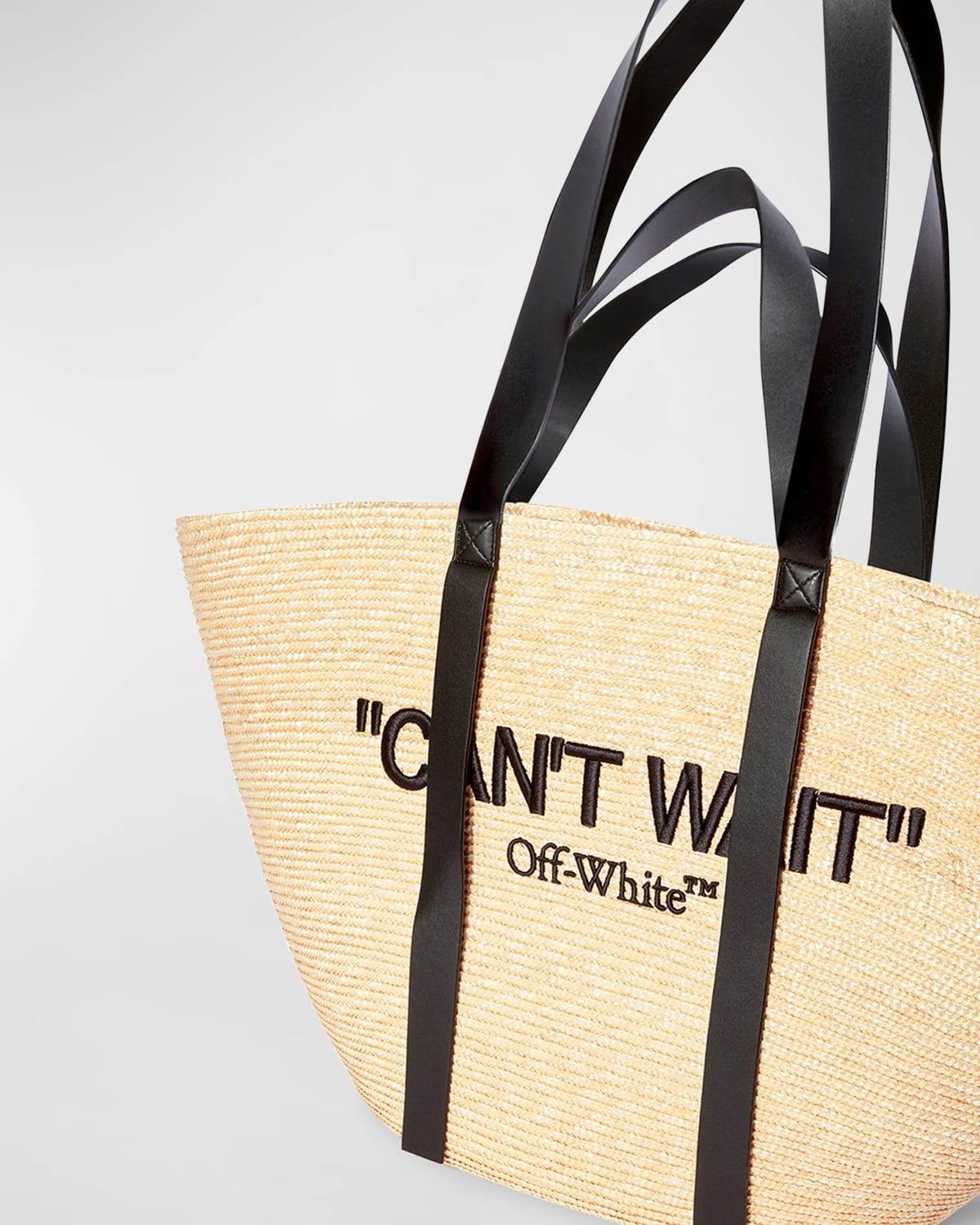 Day Off Raffia Tote Bag - 4