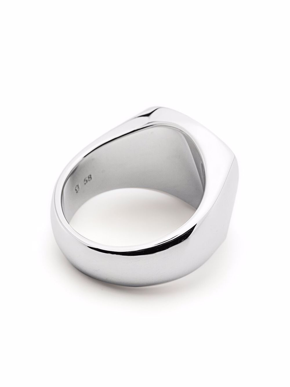 shield polished signet ring - 3