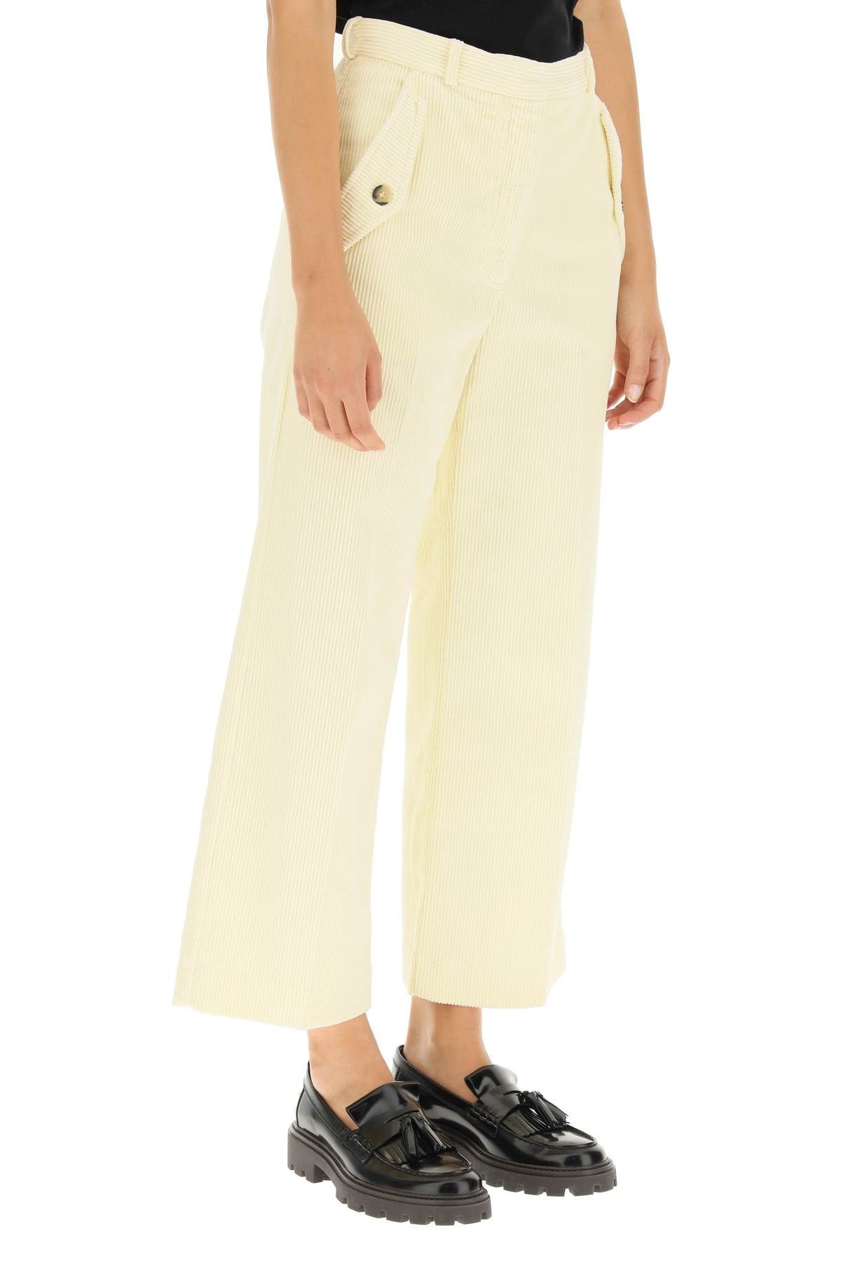 CROPPED CORDUROY TROUSERS - 3