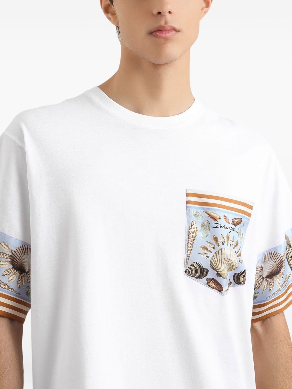 cotton-silk t-shirt - 4