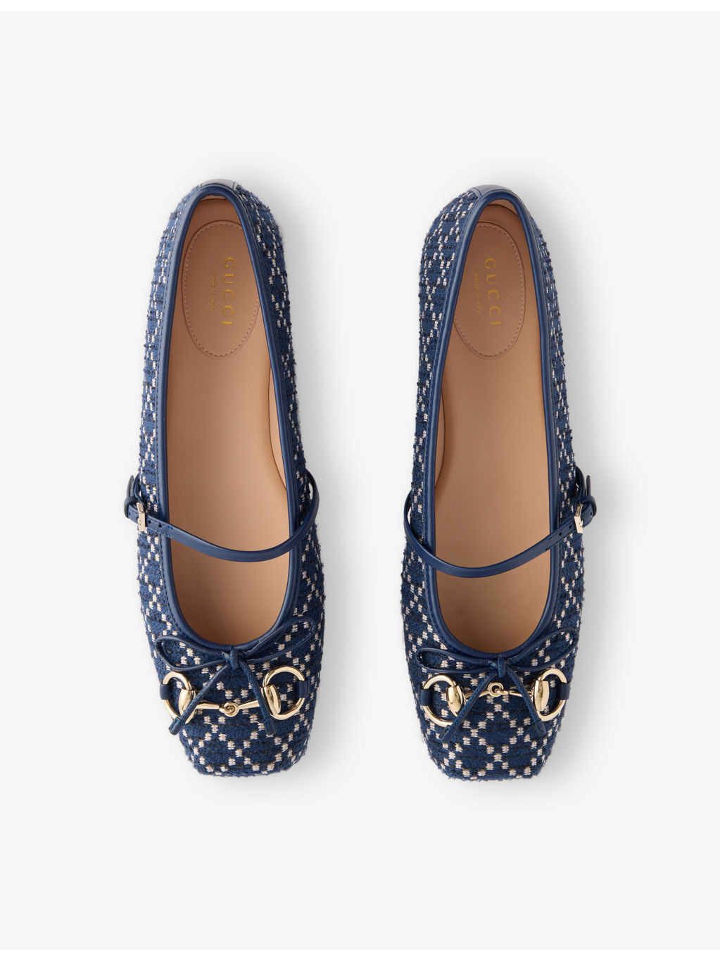 Kids' Horsebit Tweed Ballerina Flat - 2