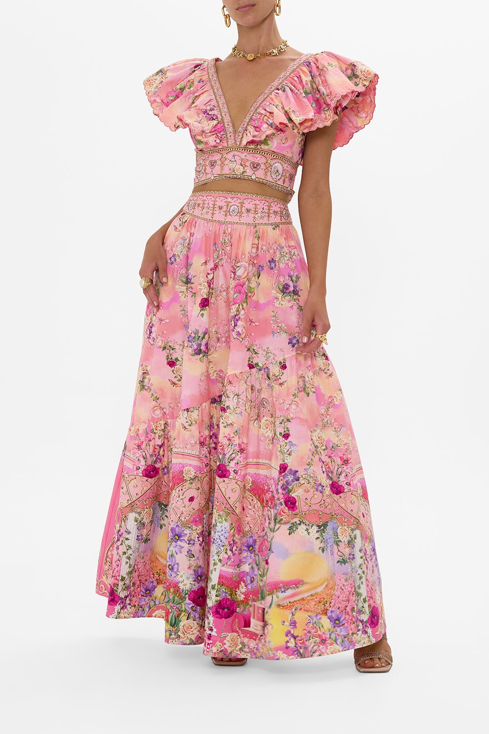 SKIRT WITH SHAPED SEAM - 2