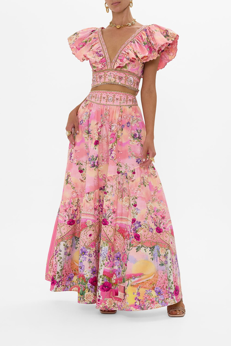 CAMILLA SKIRT WITH SHAPED SEAM outlook