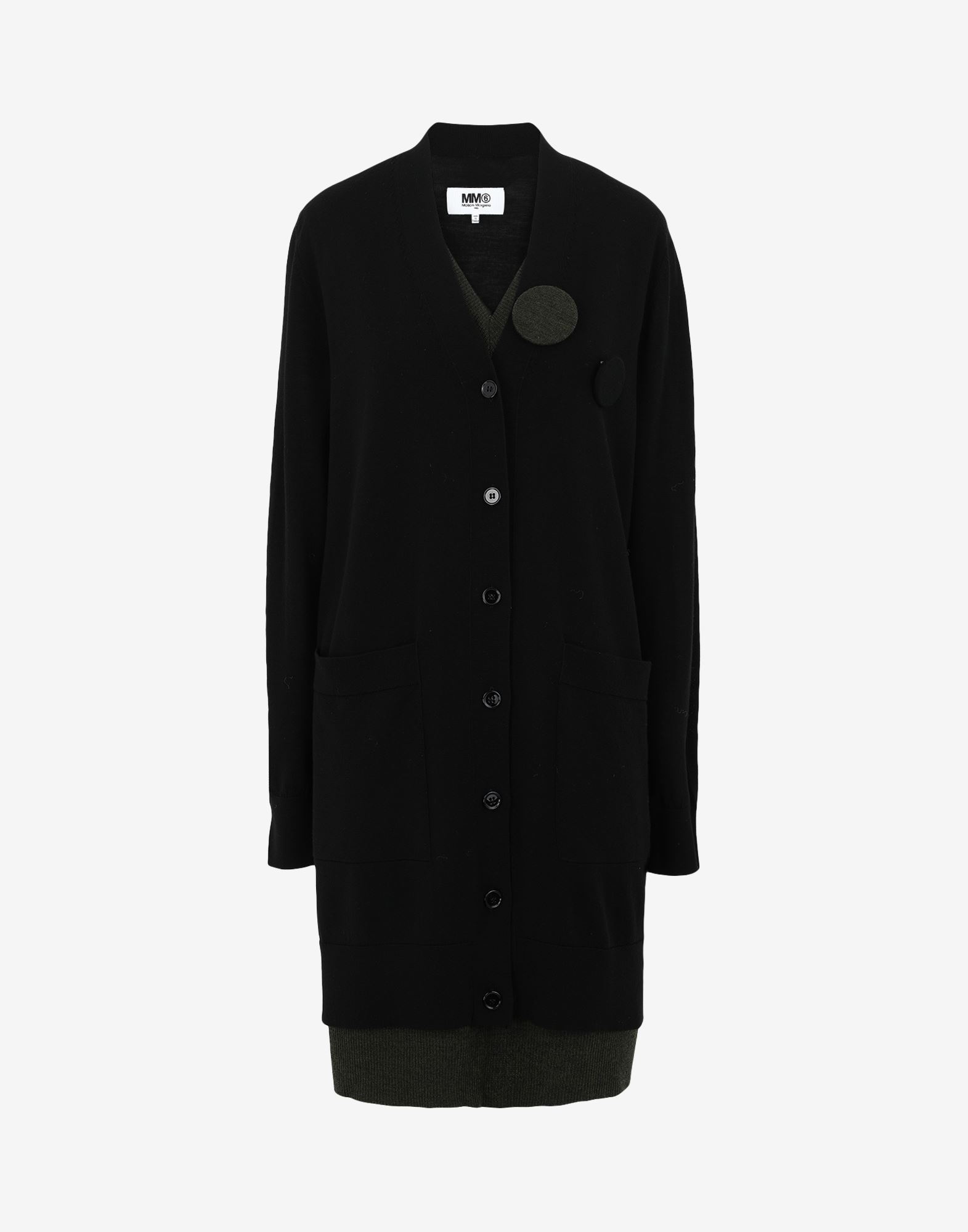 Badge cardigan dress - 1
