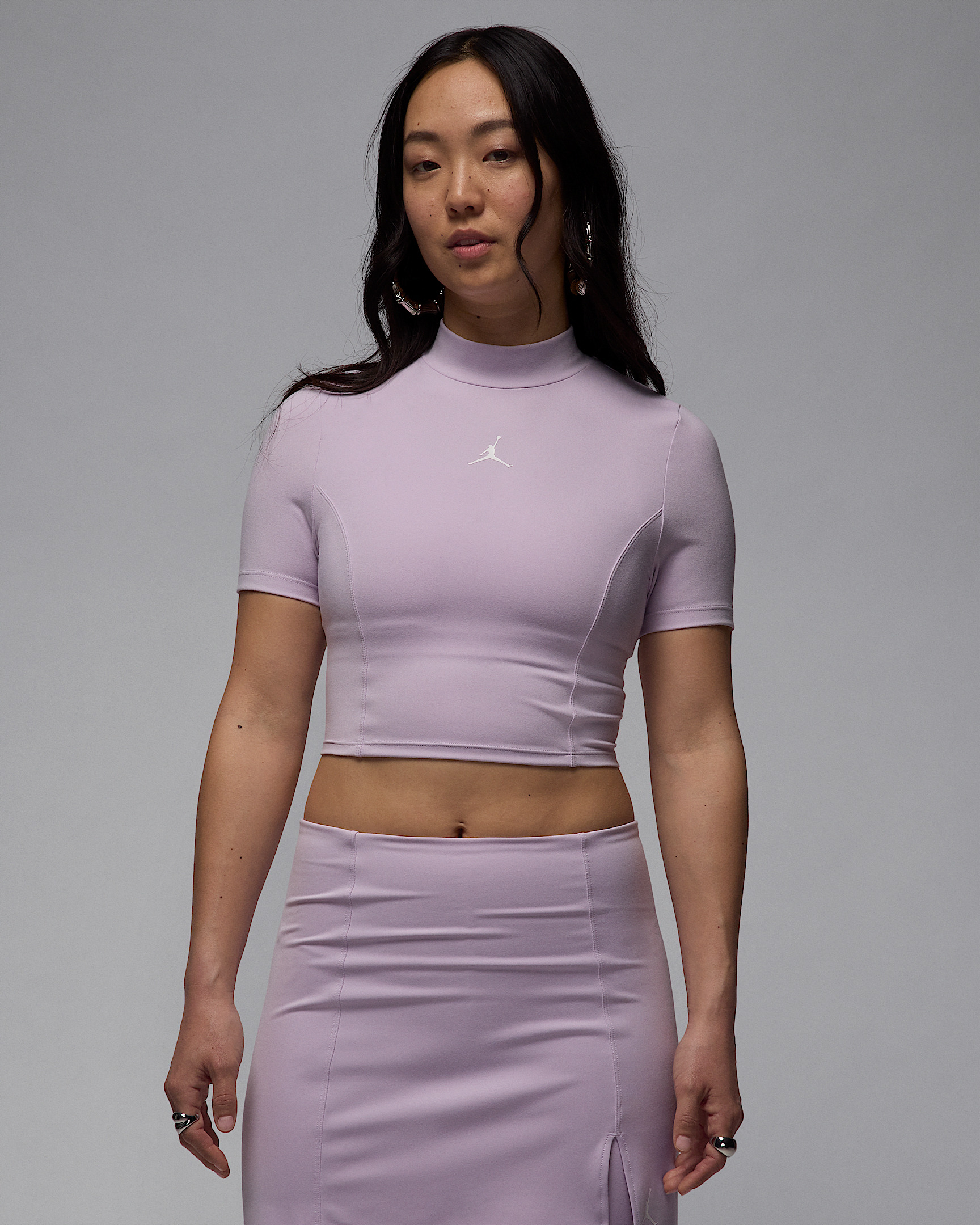 Jordan Women's Short-Sleeve Knit Crop Top - 1